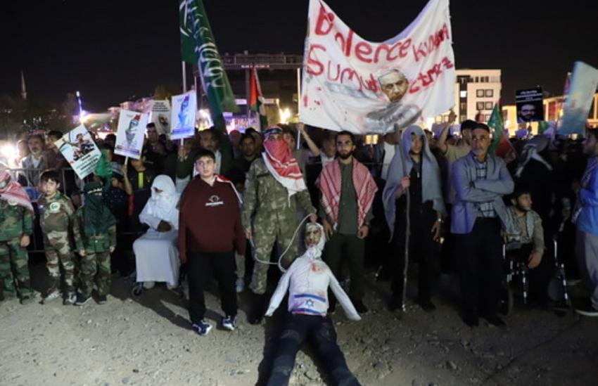 Bingöl'de Binler Filistin'e Destek Mitingi’nde Buluştu