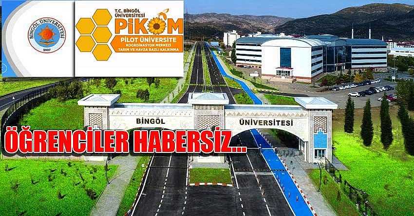 ÖĞRENCİLER PİLOT ÜNİVERSİTEDEN HABERSİZ