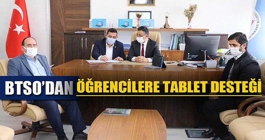 BTSO’dan öğrencilere tablet desteği