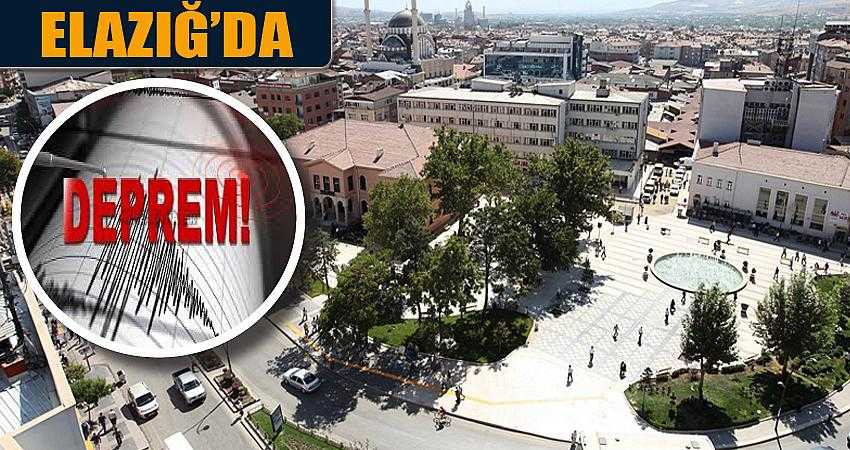 Elazığ’da 5,3 büyüklüğünde deprem
