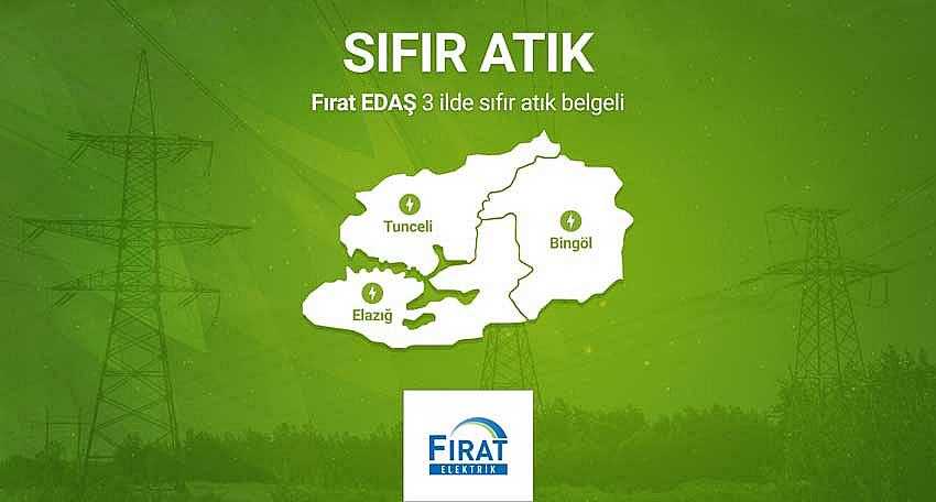 FIRAT EDAŞ, ‘SIFIR ATIK’ BELGESİ ALDI