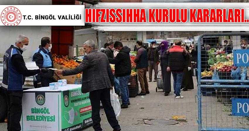 Hıfzıssıhha Kurulu yeni kararları açıkladı