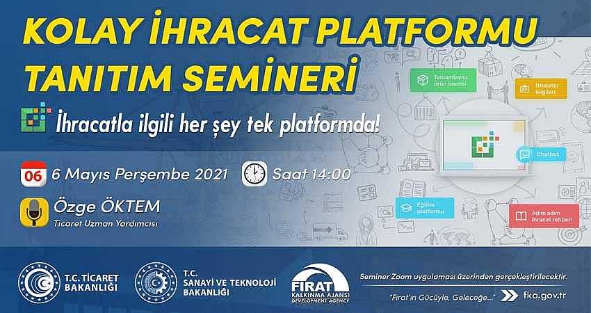 KOLAY İHRACAT PLATFORMU TANITIM SEMİNERİ DÜZENLENECEK