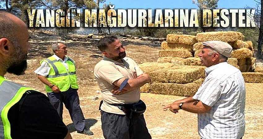 YANGIN MAĞDURLARINA DESTEK