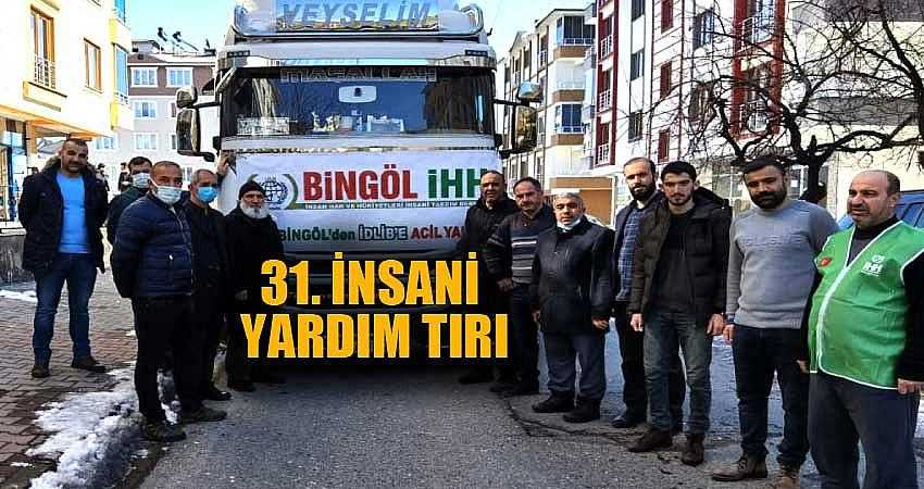SURİYE’YE 31. İNSANİ YARDIM TIRI