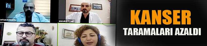 Kanser taramaları azaldı