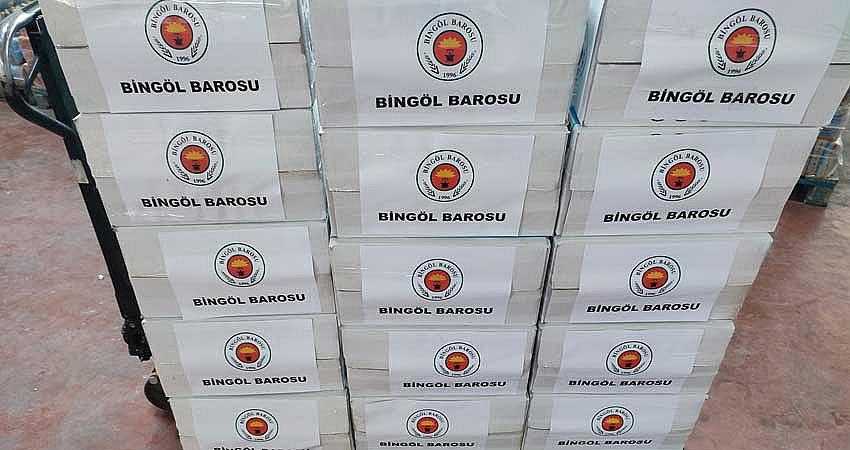 BİNGÖL BAROSUNDAN VAN’A YARIDM